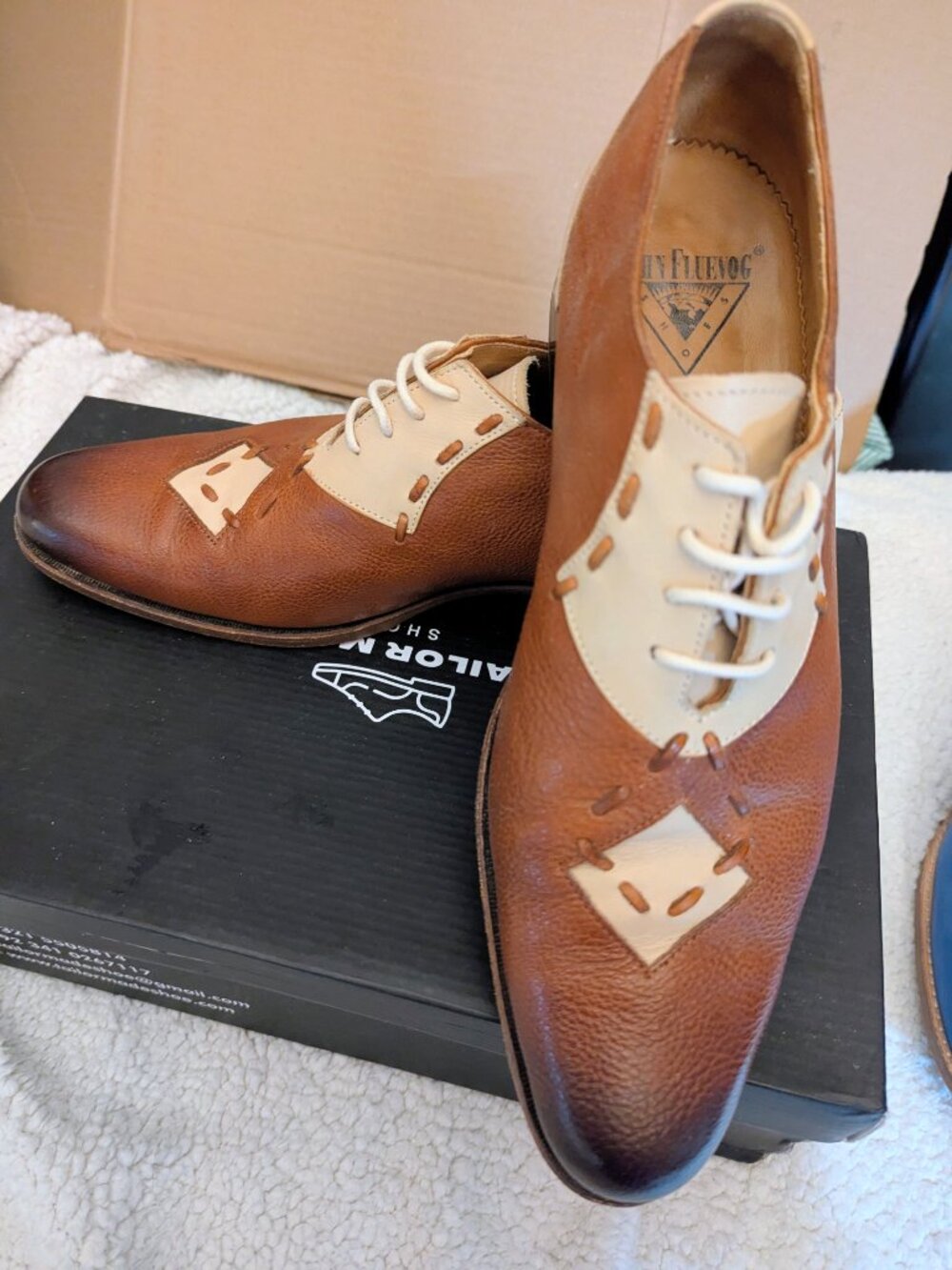 John Fluevog Turbine Derby Men's Shoes Size 9.5
